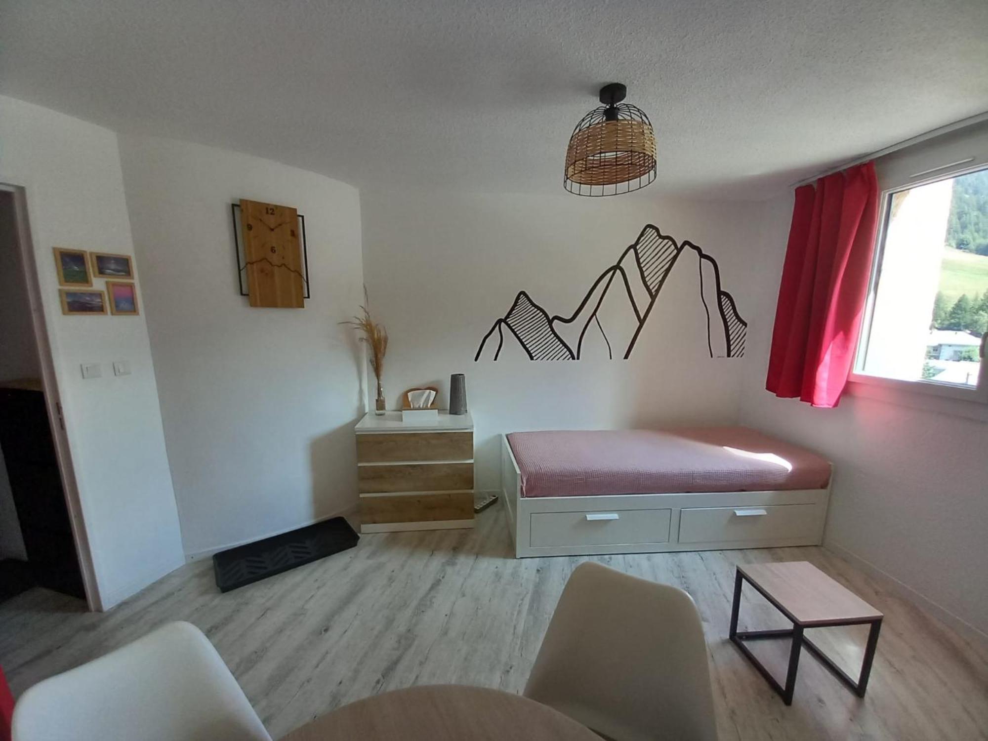 Le Studio Du Queyras Avec Vue Sur La Montagne Abriès Rum bild